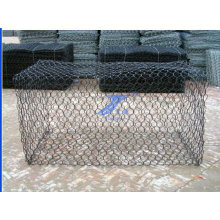 2X1X1m 8X10cm Aperture Hexagonal Wire Mesh Gabion Cages